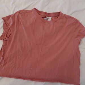 H&M Dusty Rose coral pink Short Sleeve Tee